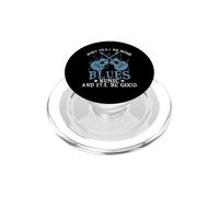 Sólo ponme un Poco de Blues Music y estaré Bien PopSockets PopGrip para MagSafe