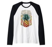 Solo Pregunta Que no Soy quisquilloso Piña vergonzoso Inapropiado Camiseta Manga Raglan