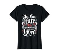 Solo Puedes Odiar Aquello Que Podrías Haber Amado Camiseta gráfica económica, Mujer, Negro, L
