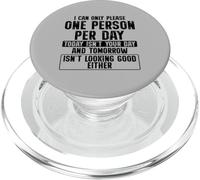 Solo Puedo complacer a una Persona por día Divertido PopSockets PopGrip para MagSafe