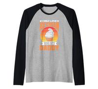 Sólo Quiero A Los Helados Y A Mi Papá Kid Padre Niño Niños Camiseta Manga Raglan