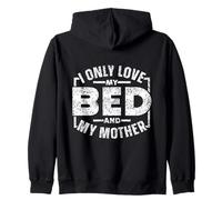 Sólo Quiero A Mi Cama Y A Mi Madre Niño Mamá Kid Niños Sudadera con Capucha