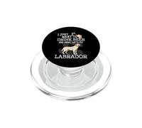 Sólo Quiero Beber Cerveza colgada con mi Labrador - Retriever PopSockets PopGrip para MagSafe