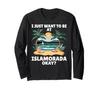Solo Quiero Estar En Islamorada Okay Beach Manga Larga