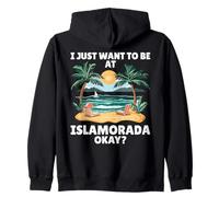 Solo Quiero Estar En Islamorada Okay Beach Sudadera con Capucha
