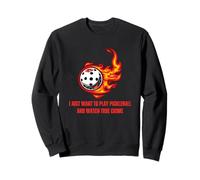 Solo Quiero Jugar Pickleball Y Ver Crimen Verdadero Sudadera
