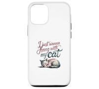 Solo Quiero Pasar con mi Gato Carcasa para iPhone 12/12 Pro