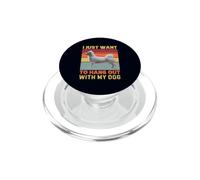 Solo Quiero Pasar el rato con mi Perro Funny Kokoni Grecia PopSockets PopGrip para MagSafe