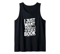 Solo Quiero Que leas un Libro Camiseta sin Mangas
