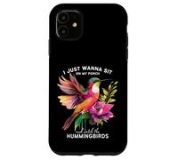 Solo quiero sentarme en el porche y ver a los colibríes Carcasa para iPhone 11
