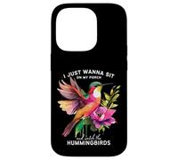 Solo quiero sentarme en el porche y ver a los colibríes Carcasa para iPhone 14 Pro