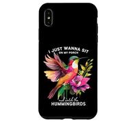 Solo quiero sentarme en el porche y ver a los colibríes Carcasa para iPhone XS Max