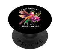Solo quiero sentarme en el porche y ver a los colibríes PopSockets PopGrip Adhesivo