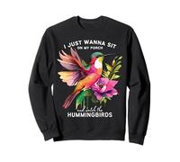 Solo quiero sentarme en el porche y ver a los colibríes Sudadera