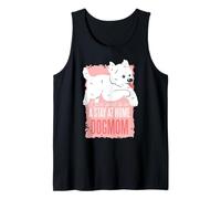 Solo quiero ser una mamá de perros que se queda en casa - Funny Dog Mom Camiseta sin Mangas