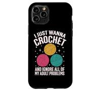Solo quiero tejer e ignorar todos mis problemas de adultos Carcasa para iPhone 11 Pro