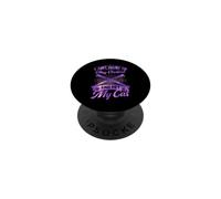 Solo Quiero Tocar el Clarinete y acariciar a mi Gato PopSockets PopGrip Adhesivo