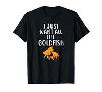 Solo Quiero Todos los Peces de Oro de diseño Goldfish Camiseta
