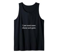 Solo Quiero un Poco de Queso y Tranquilidad Camiseta sin Mangas