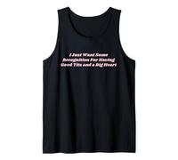Solo Quiero un Poco de reconocimiento por Tener Buenas Tetas Divertido Y2K Camiseta sin Mangas