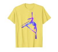 Solo Quiero Volar, Aerial Stars Silks Aerialist, Aerial Yoga Camiseta, Hombre, Limón, 3XL