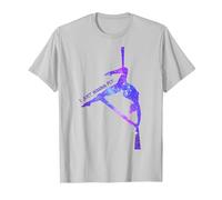 Solo Quiero Volar, Aerial Stars Silks Aerialist, Aerial Yoga Camiseta, Hombre, Plata, 3XL