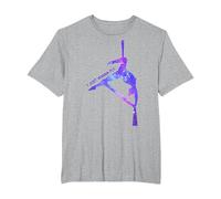 Solo Quiero Volar, Aerial Stars Silks Aerialist, Aerial Yoga Camiseta, Hombre Tallas Grandes, Gris Jaspeado, 5X Alto