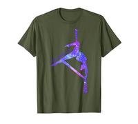 Solo Quiero Volar, Aerial Stars Silks Aerialist, Aerial Yoga Camiseta, Hombre, Verde Oliva, 3XL