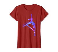 Solo Quiero Volar, Aerial Stars Silks Aerialist, Aerial Yoga Camiseta, Mujer, Arándano, 3XL
