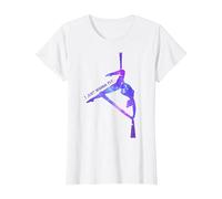Solo Quiero Volar, Aerial Stars Silks Aerialist, Aerial Yoga Camiseta, Mujer, Blanco, 3XL