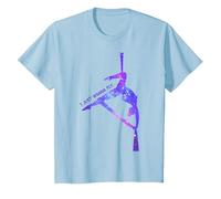 Solo Quiero Volar, Aerial Stars Silks Aerialist, Aerial Yoga Camiseta, Niños, Azul Bebé, 3 años