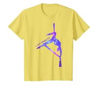 Solo Quiero Volar, Aerial Stars Silks Aerialist, Aerial Yoga Camiseta, Niños, Limón, 3 años