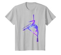 Solo Quiero Volar, Aerial Stars Silks Aerialist, Aerial Yoga Camiseta, Niños, Plata, 10 años