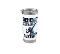 Solo se cancela cuando se sangre fuertemente voleibol. Vaso térmico de acero inoxidable de doble pared