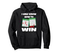 Solo sé cómo Ganar, Divertido Ganador de Cartas de Bingo Champ Player Sudadera con Capucha