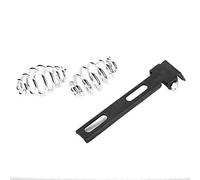 Solo Seat Spring, Aukson Montaje de Resorte Cojín de Asiento Aire Inflable Conjunto de soporte de muelles de asiento de motocicleta de acero inoxidable apto para Bobber