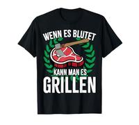 Sólo Si Sangra Se Puede Asar Carne Vikinga Camiseta