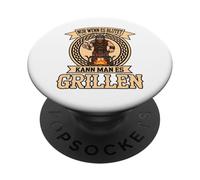Sólo Si Sangra Se Puede Asar Carne Vikinga PopSockets PopGrip Adhesivo