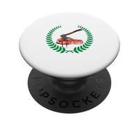 Sólo Si Sangra Se Puede Asar Carne Vikinga PopSockets PopGrip Adhesivo