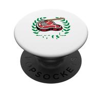 Sólo Si Sangra Se Puede Asar Carne Vikinga PopSockets PopGrip Adhesivo
