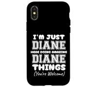 Solo soy Diane aquí haciendo cosas increíbles de Diane Carcasa para iPhone X/XS