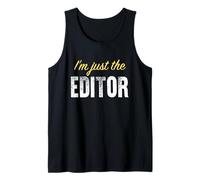 Solo Soy el Editor - Gracioso Camiseta sin Mangas