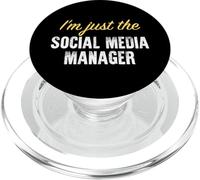 Solo Soy el Social Media Manager - Divertido PopSockets PopGrip para MagSafe
