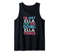 Solo Soy Ella aquí Haciendo Ella Things Nombre Camiseta sin Mangas