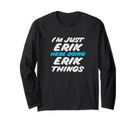Solo Soy Erik Aquí Haciendo Erik Things Funny Name Manga Larga