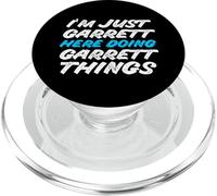 Solo Soy Garrett Aquí Haciendo Garrett Things Funny Name PopSockets PopGrip para MagSafe