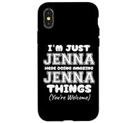 Solo soy Jenna aquí haciendo cosas increíbles de Jenna Carcasa para iPhone X/XS