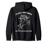 "Solo soy medio griego, pero eso es mejor que ninguno" Sudadera con Capucha