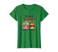 Solo Soy un Cupcake en Busca de mi Semental, Muffin, Sweet Love Camiseta, Mujer, Verde Kelly, S