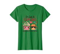 Solo Soy un Cupcake en Busca de mi Semental, Muffin, Sweet Love Camiseta, Mujer, Verde Kelly, XXL